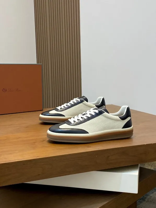 💰420Loro Piana — Classic casual shoes, men's lace-up casual shoes and sneakers, high-quality lightweight and comfortable fabrics, suitable for outdoor leisure, the color is young and energetic, and it looks great with sportswear or casual suits! Code number: 39-44 (38, 45, 46, can be customized)